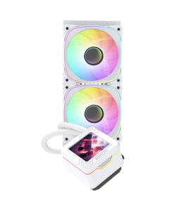 Alternative view of LIQUID COOLER (ชุดน้ำปิด) iHAVECPU LCD240 PRO WHITE (2Y)