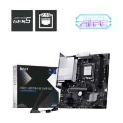 MAINBOARD (เมนบอร์ด)(1851) MSI PRO H810M-B WIFI6E (3Y)