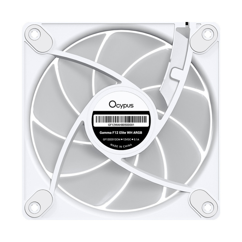 FAN (พัดลม) OCYPUS GAMMA F12 ELITE ARGB WHITE (GAMMA-F12-WH1AM00E-GL) (2Y) - Image 7