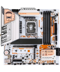 Alternative view of MAINBOARD (เมนบอร์ด)(1700) COLORFIRE B760M-MEOW WIFI D5 ORANGE (3Y)