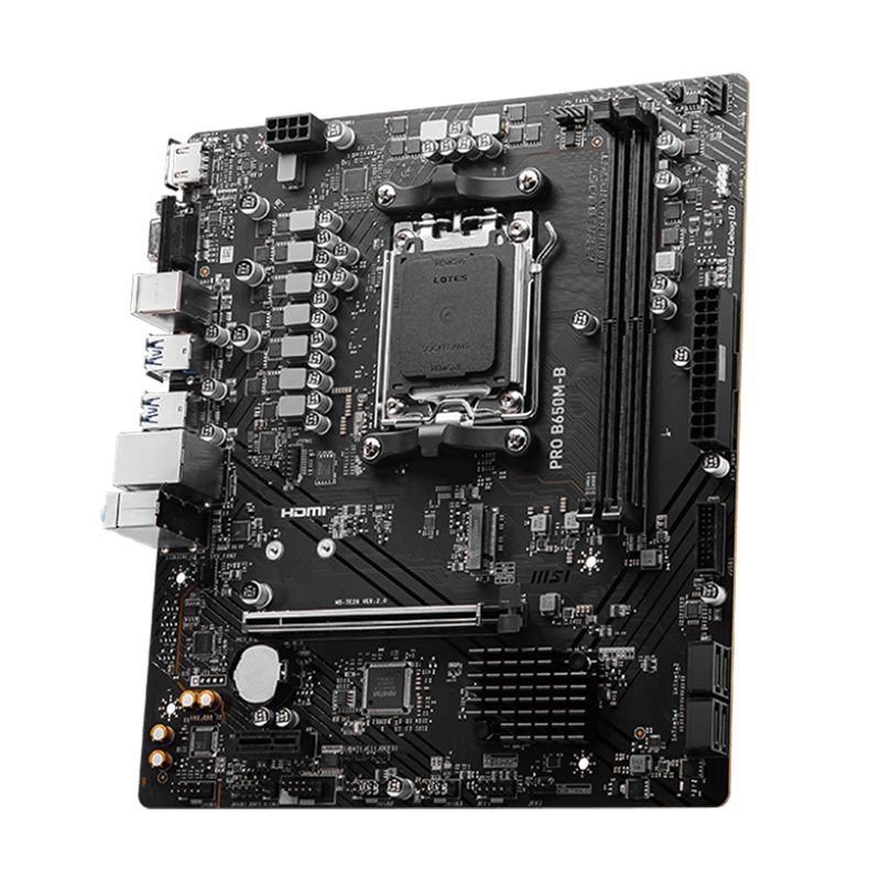 MAINBOARD (เมนบอร์ด)(AM5) MSI PRO B650M-B - Image 3