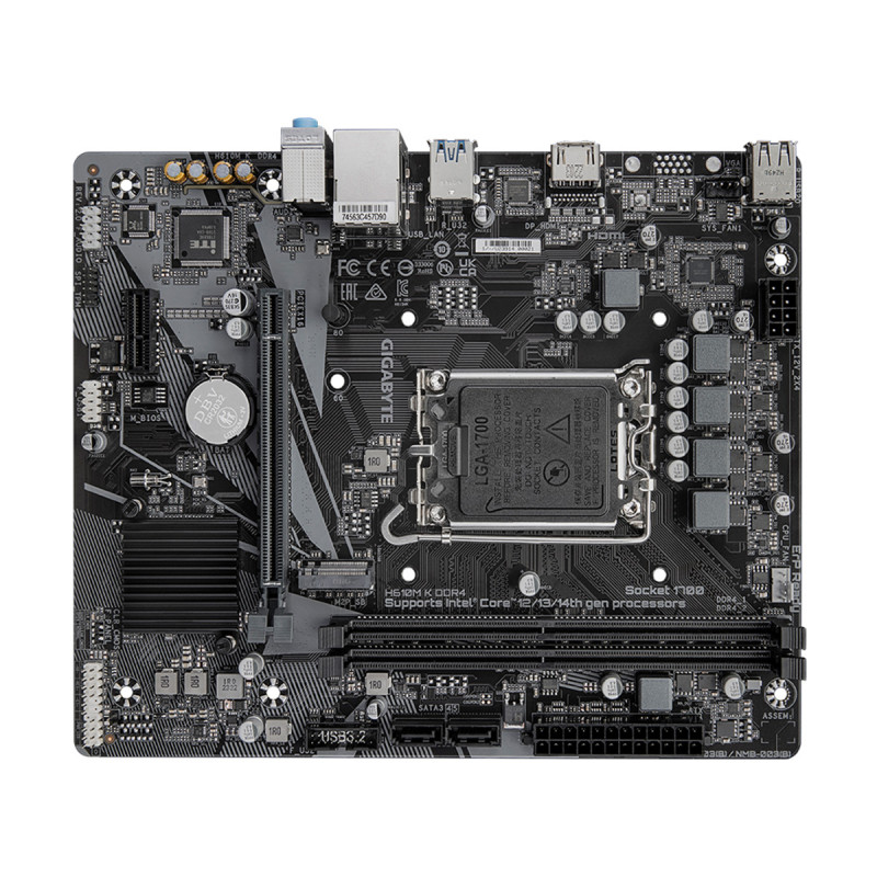 MAINBOARD (เมนบอร์ด)(1700) GIGABYTE H610M K DDR4 (REV.2.0) (3Y) - Image 4