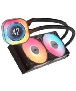 Alternative view of LIQUID COOLER (ชุดน้ำปิด) CORSAIR iCUE LINK TITAN 240 RX LCD RGB BLACK (CW-9061022-WW) (6Y)