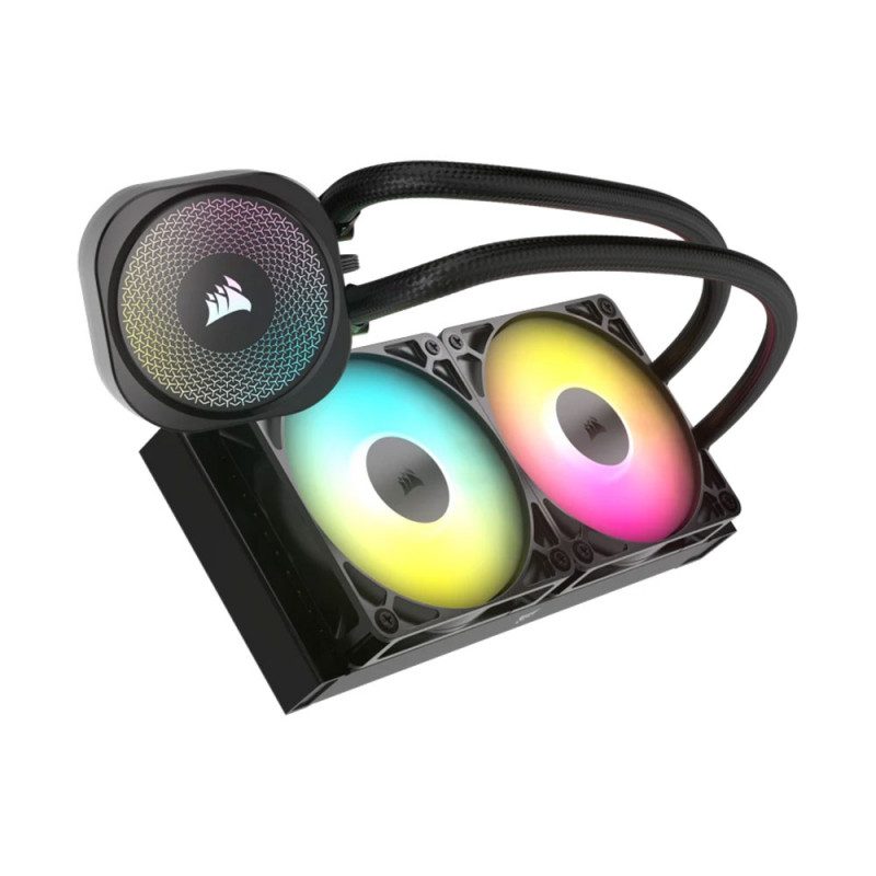 LIQUID COOLER (ชุดน้ำปิด) CORSAIR NAUTILUS 240 RS ARGB BLACK (CW-9060092-WW) (5Y) - Image 2