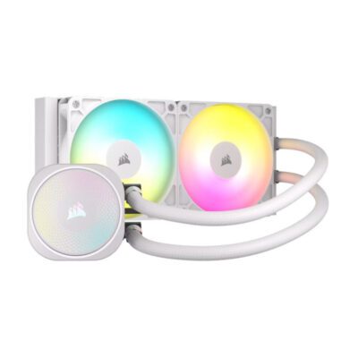 LIQUID COOLER (ชุดน้ำปิด) CORSAIR NAUTILUS 240 RS ARGB WHITE (CW-9060094-WW) (5Y)