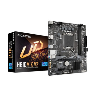 MAINBOARD (เมนบอร์ด)(1700) GIGABYTE H610M K V2 DDR5 (REV.1.0) (3Y)