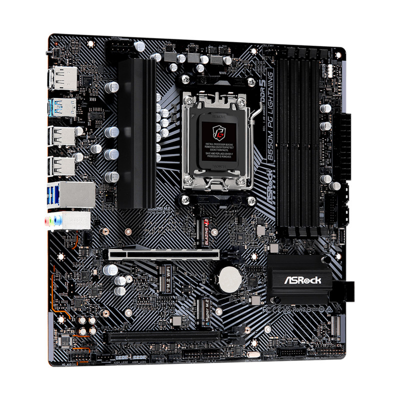 MAINBOARD (เมนบอร์ด)(AM5) ASROCK B650M PG LIGHTNING DDR5 (3Y) - Image 3