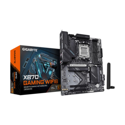 MAINBOARD (เมนบอร์ด)(AM5) GIGABYTE X870 GAMING WIFI6 (REV.1.0) (3Y)