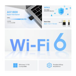 Alternative view of อุปกรณ์รับสัญญาณ TP-Link Archer TX20U Nano AX1800 Wi-Fi 6 Wireless USB Adapter